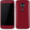Burgundy Solid Moto E5 Play Skin